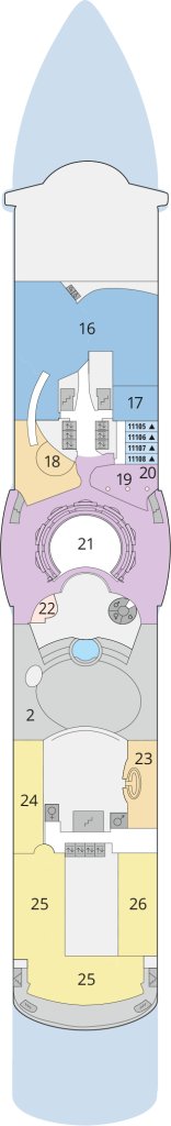 Deck 11 – AIDAdiva