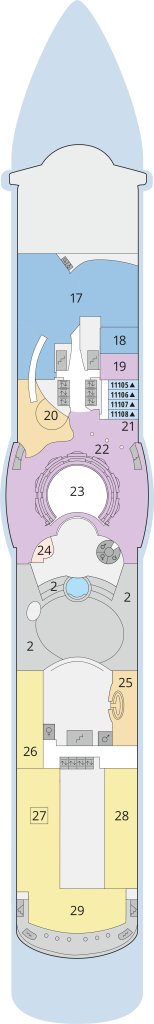 Deck 11 – AIDAmar