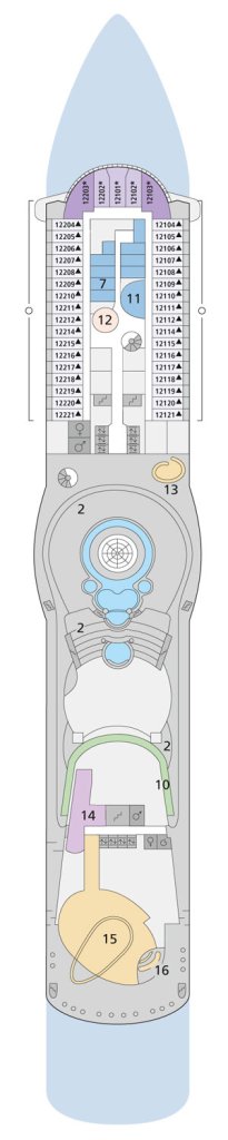 Deck 12 – AIDAsol