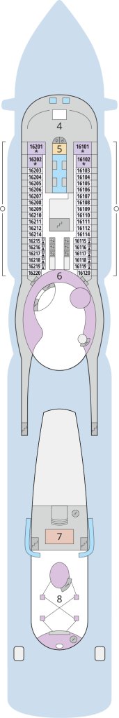 Deck 16 – AIDAprima