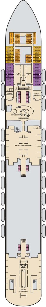 Deck 3 – Carnival Firenze