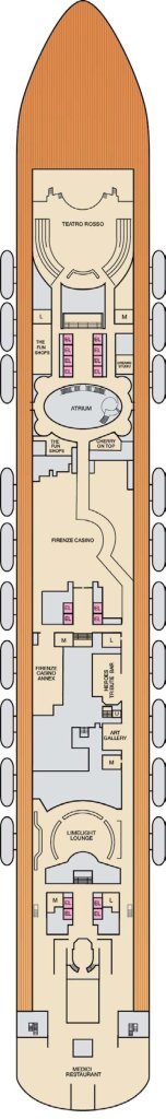 Deck 4 – Carnival Firenze