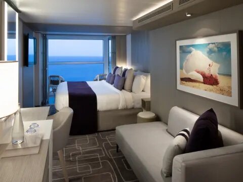 Concierge Class Balkonkabine (seitlich eingeschränkte Sicht)