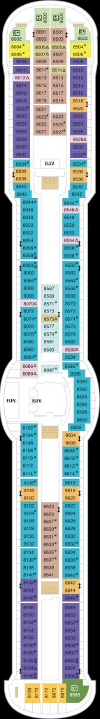 Deck Eight – Jewel of the Seas