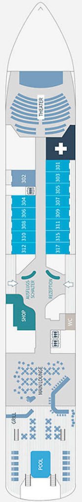 Deck 3 – Le Jacques Cartier