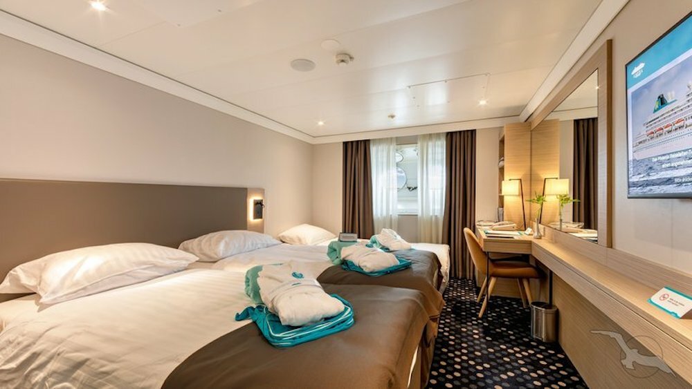 2-Bett außen mit Bullaugen Saturn-/Oriondeck (2-3 Personen)