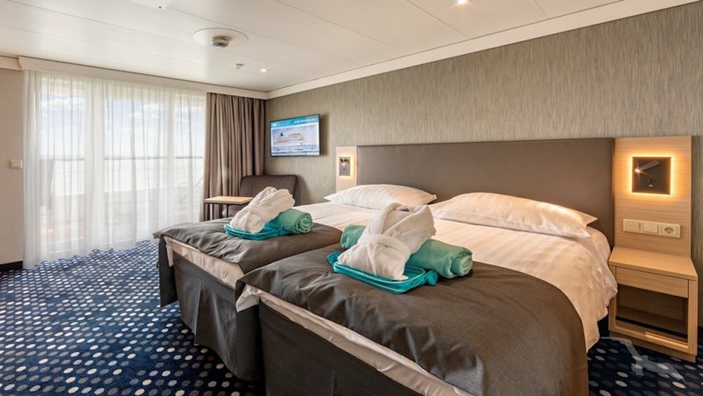 2-Bett-Junior Suite mit Balkon Jupiterdeck *SILBER*