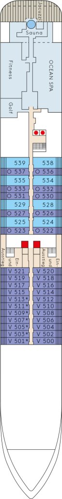 Deck 5 – MS EUROPA 2