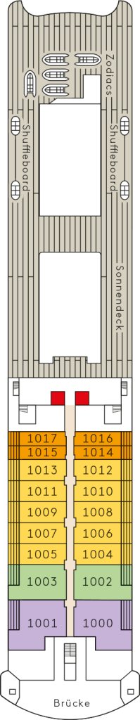 Deck 10 – MS EUROPA 2