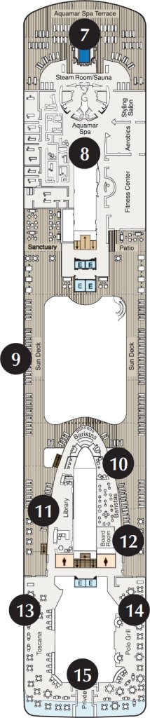 Deck 14 – MS Marina