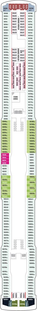 Deck 10 – Norwegian Getaway