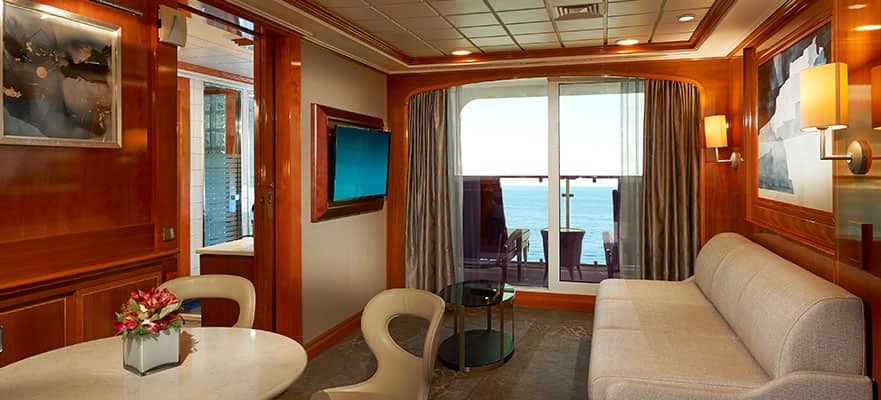 Deluxe Familien Suite mit 2 Schlafzimmern und Balkon