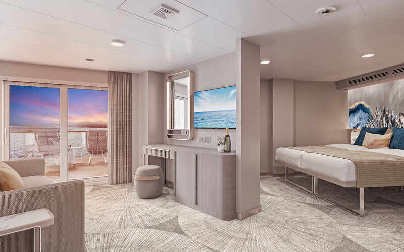 Suite mit großem Balkon, Heck