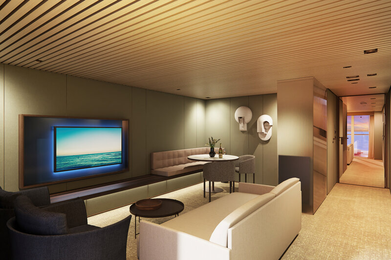 The Haven Owner's Suite mit Hauptschlafzimmer und großem Balkon