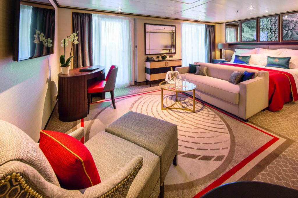 Queens Suiten, Vorn, Deck 9