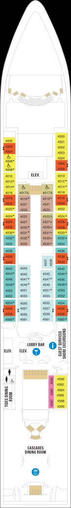 Deck Four – Radiance of the Seas