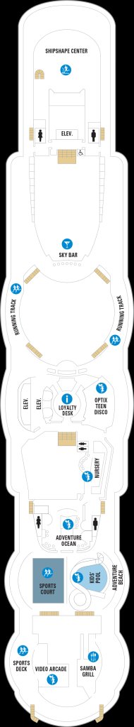 Deck Twelve – Radiance of the Seas