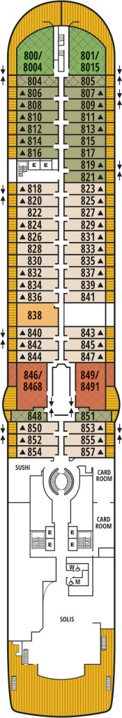 Deck 8 – Seabourn Ovation