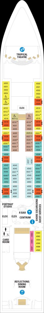 Deck 4 – Serenade of the Seas