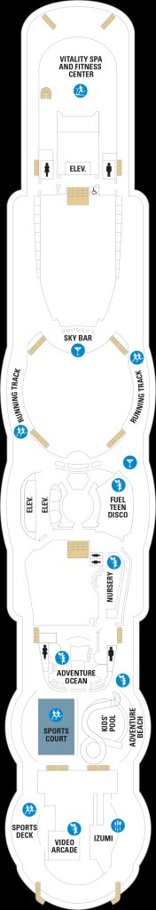 Deck 12 – Serenade of the Seas