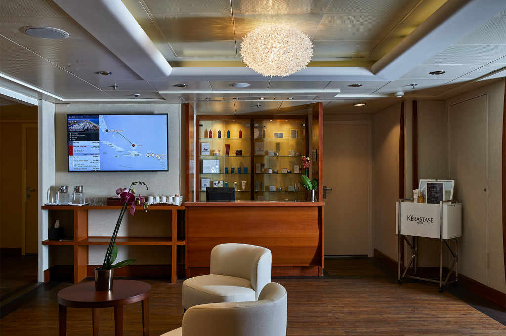 Fitnesscenter und Spa Reception der Silver Shadow.