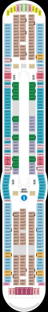 Deck 6 – Voyager of the Seas