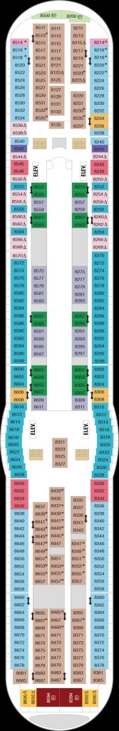 Deck 8 – Voyager of the Seas