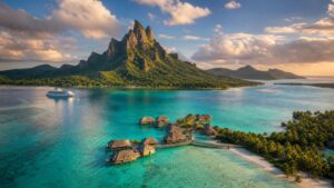 Kreuzfahrthafen Bora Bora Insel