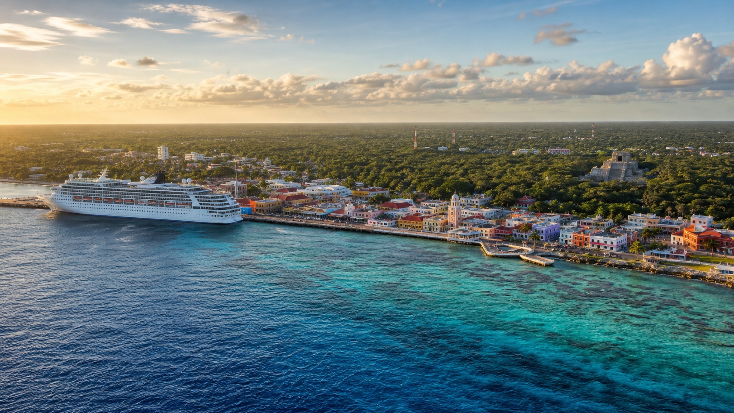 Cozumel Insel — Kreuzfahrthafen