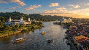 Kreuzfahrthafen Kuching