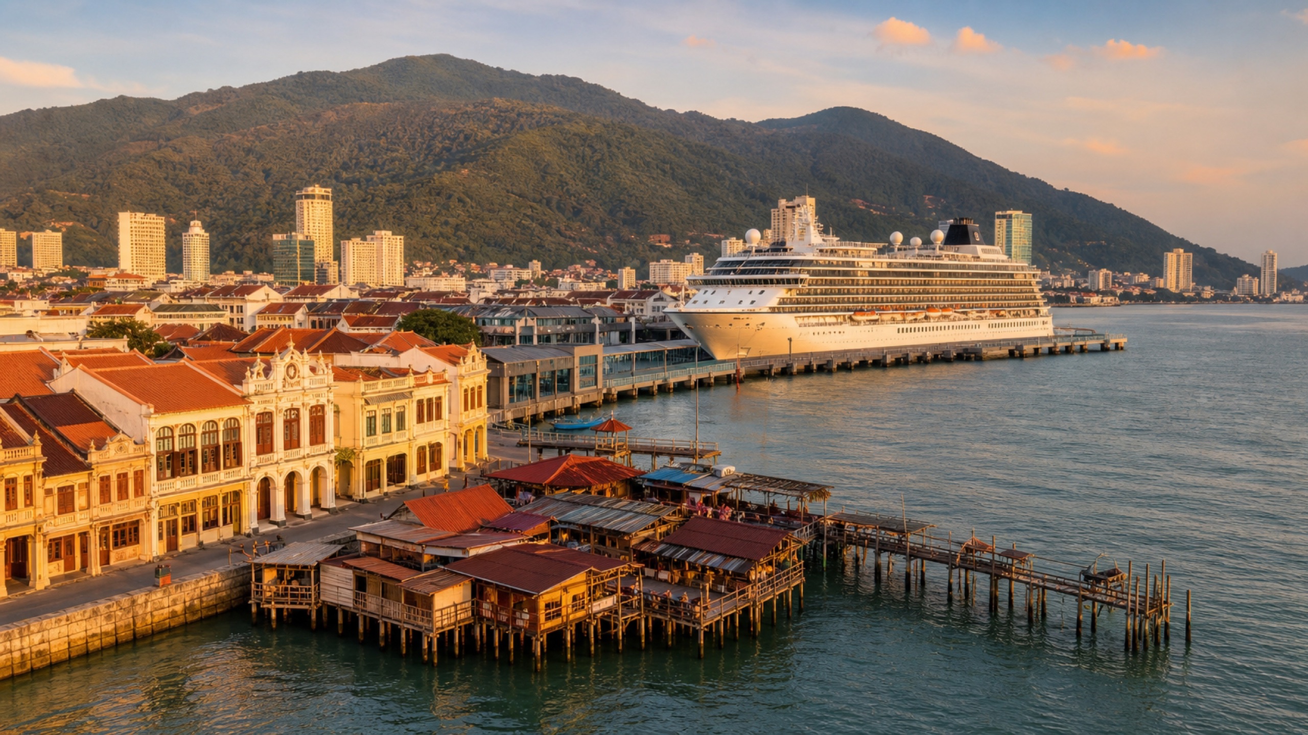 Penang Insel — Kreuzfahrthafen