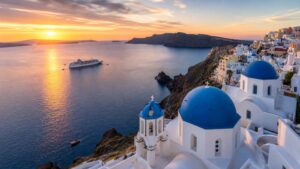 Kreuzfahrthafen Santorin Insel