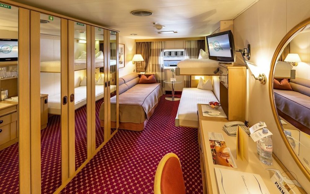 2-Bett außen Promenadendeck (Sichtbehinderung)