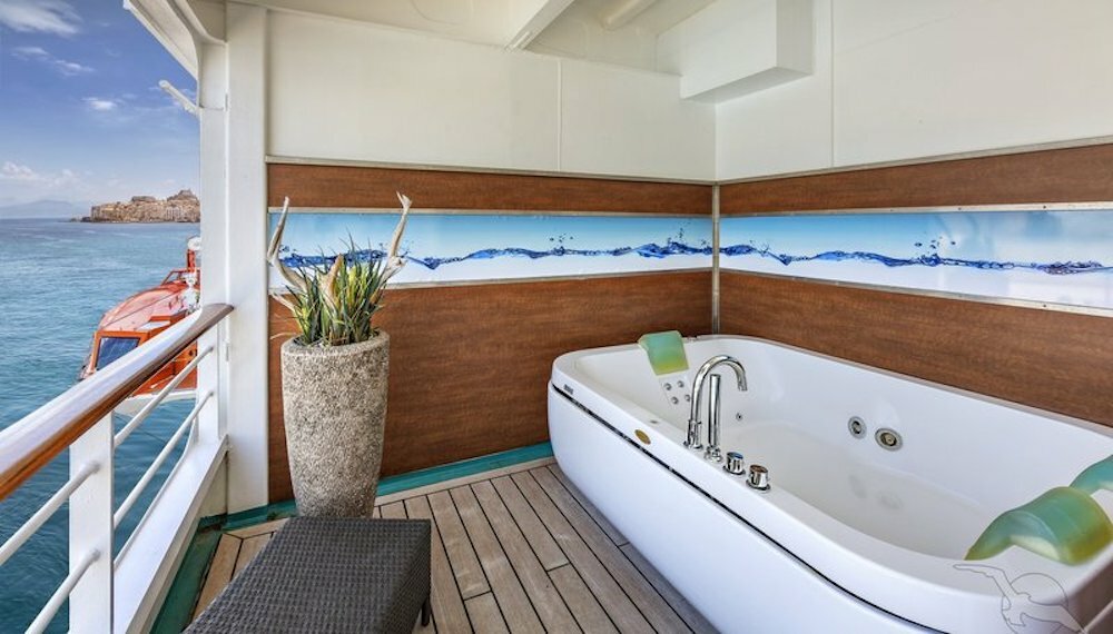 2-Bett-Spa-Junior-Suite mit Balkon Panoramadeck