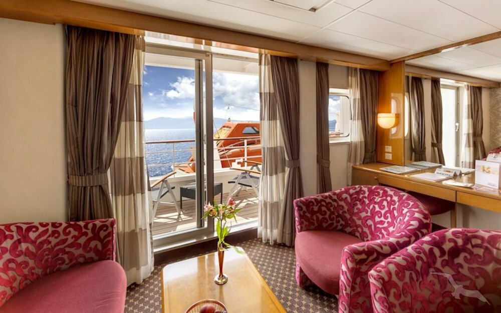 2-Bett-Superior mit Balkon Jupiterdeck (Sichtbehinderung)