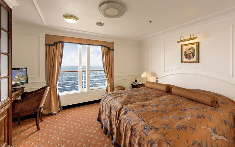 2-Bett-Junior-Suite mit franz. Balkon Admirals-Deck *SILBER*