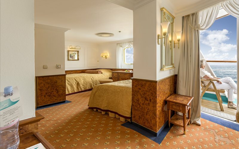 2-Bett Suite mit Balkon Admirals-Deck *GOLD*
