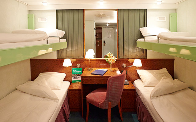 Vier-Bett innen, Deck 2