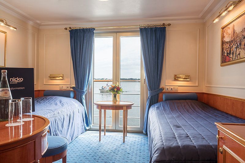 1-Bett Oberdeck mit französischem Balkon