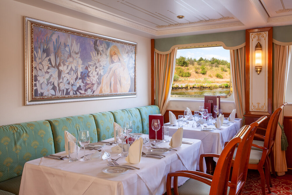 Elegantes Restaurant der Thurgau Chopin mit klassischer Einrichtung